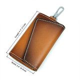 Brown JMD Brand Genuine Leather Key Bags Men