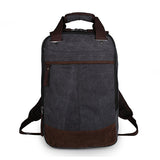 Black High Canvas Quality Useful Laptop Backpack for Men Book Bag