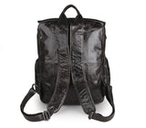 Stylish Vintage Cow Leather Book Backpack Journey Rucksack
