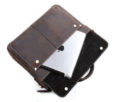 Leather Men's Briefcase & Laptop Handbag