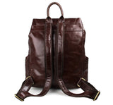 Practical Cowboy Vintage Leather Unisex Bookbag Schoolbag Backpack