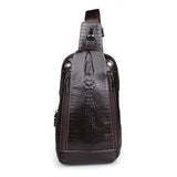 Unique Design Fashion Men Chocolate Chest Bag Backpack Messenger Bag