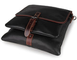 Stylish Vintage Men's Cow Leather Shoulder Ipad Crossbody Bag
