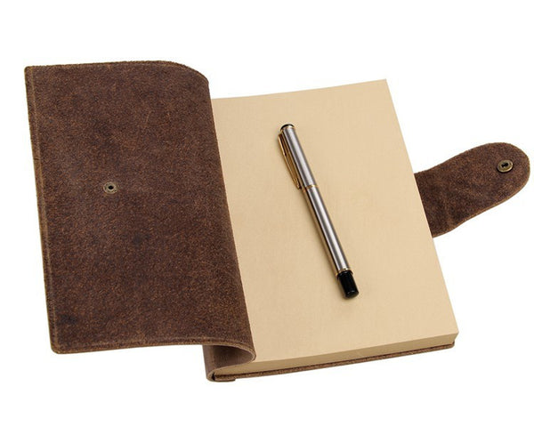 Beautiful Crazy Horse Leather Notebook