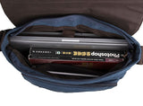 Practical Unisex Leather Briefcase Bookbag Handbag