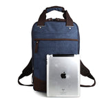 Popular Top Quality Large Capacity Men's Canvas Backpack Laptop