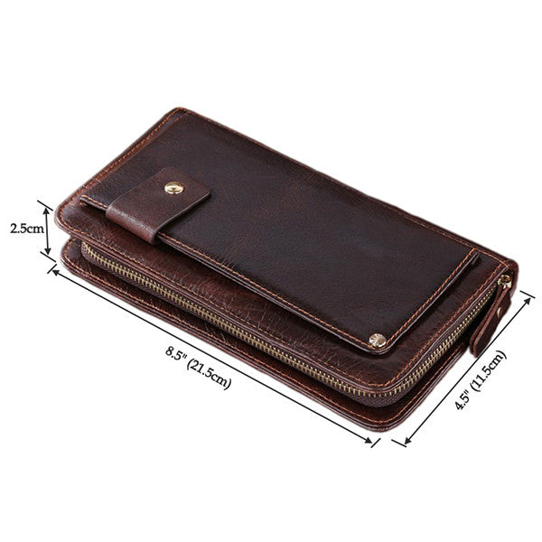 Leather Clutch Wallets  8019C