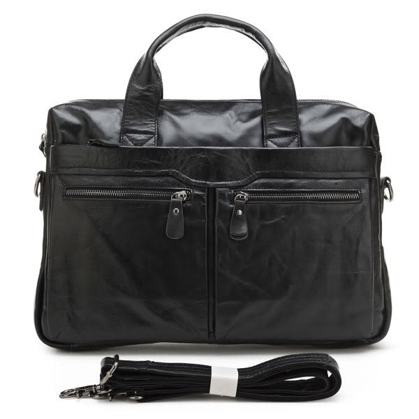 Classic Vintage Leather Men's Briefcase Handbag Hot Selling