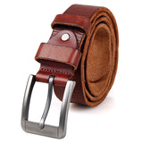 Brown Fashion Durable Vegetable Leather Belt